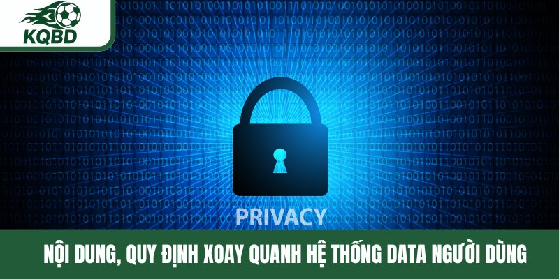 Nội dung, quy định xoay quanh hệ thống data người dùng 