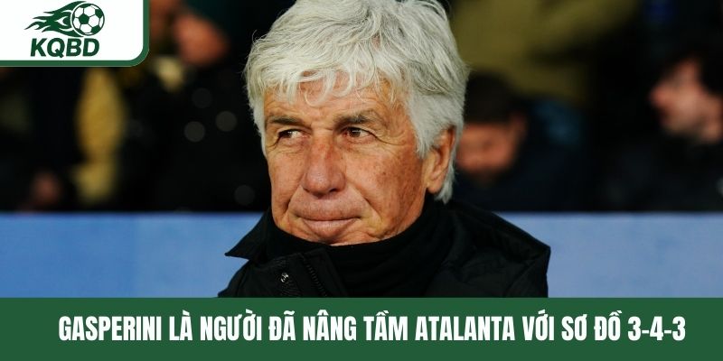 Gasperini là người đã nâng tầm Atalanta với sơ đồ 3-4-3