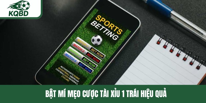 Bật mí mẹo cược tài xỉu 1 trái hiệu quả