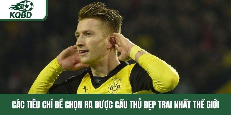 Các tiêu chí để chọn ra được cầu thủ đẹp trai nhất thế giới