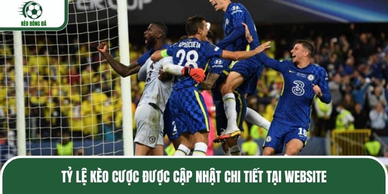 Tỷ lệ kèo cược được cập nhật chi tiết tại website