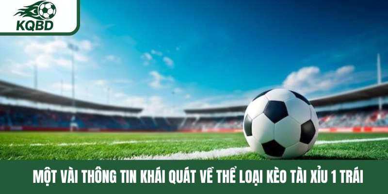 Một vài thông tin khái quát về thể loại kèo tài xỉu 1 trái 
