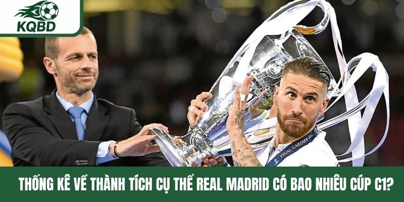 Thống kê về thành tích cụ thể Real Madrid có bao nhiêu Cúp C1? 