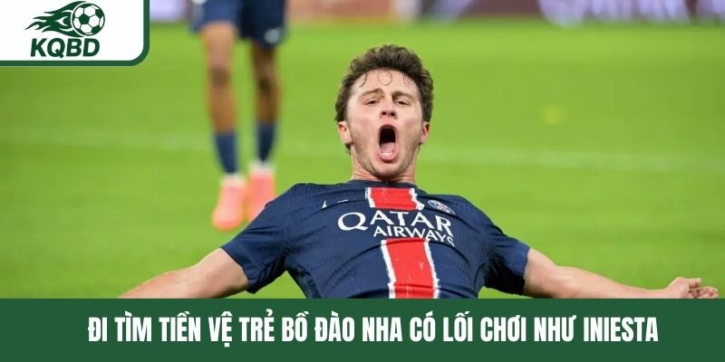 Tiền vệ trẻ Bồ Đào Nha có lối chơi như Iniesta