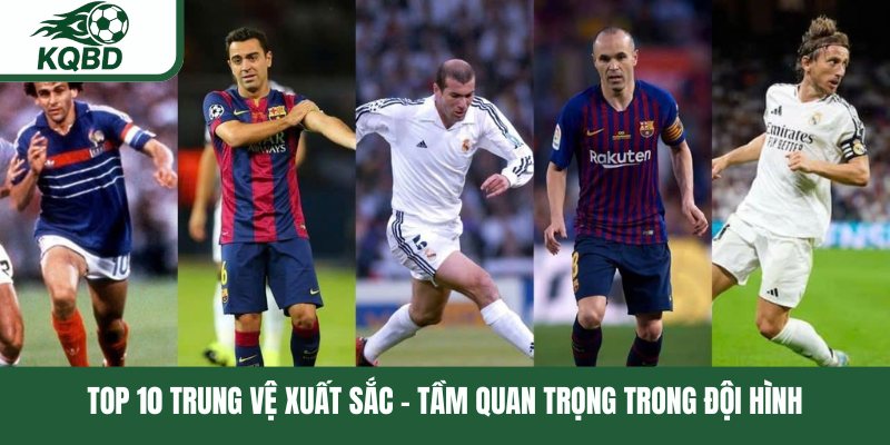 Top 10 trung vệ xuất sắc - Tầm quan trọng trong đội hình 