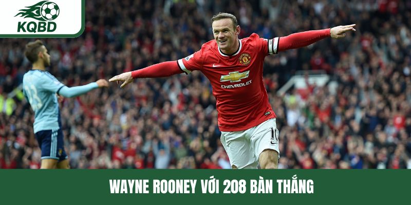 Wayne Rooney với  2028 bàn thắng tại ngoại hạng Anh